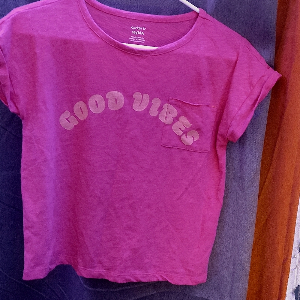 Carter’s/hot pink t-shirt/size 8